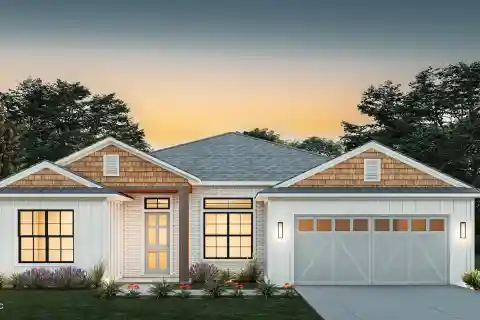 To Be Built Single-Story Coastal Craftsman