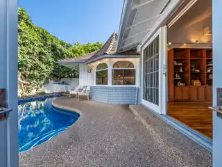 Restored Island Charm with Private Cottage Oasis