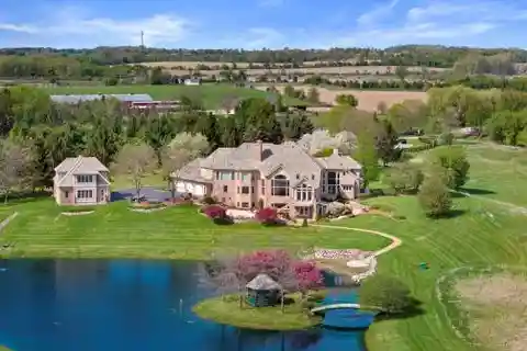 French Manor Estate Amidst 35 Acres of Pristine Landscape