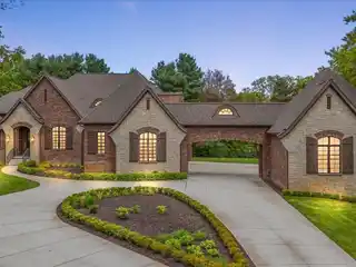 Stunning Custom Ranch with Six-Car Garage