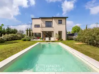 Contemporary Home on a Beautiful Lot with Pool