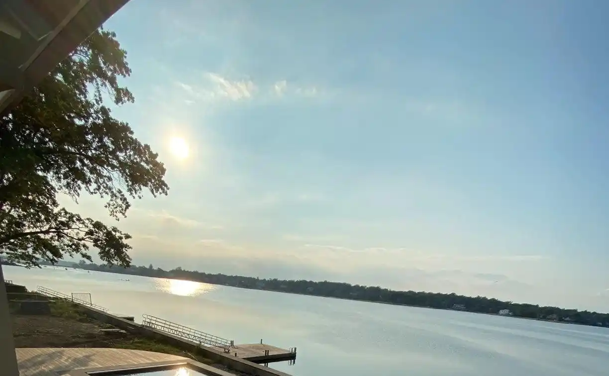 Sun-filled Custom Home with Dramatic Views of Greenwich Cove