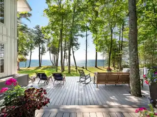 Lakefront Living with Custom Finishes Throughout