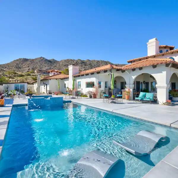 CUSTOM MEDITERRANEAN HOME ON THREE ACRES