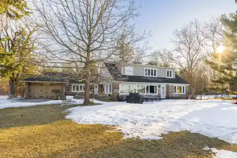 4 Acre Waterfront Estate with an Elegant Stone Residence