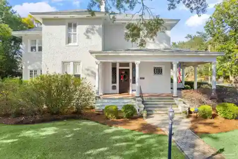 Stately Stucco Home on a Large Corner Lot