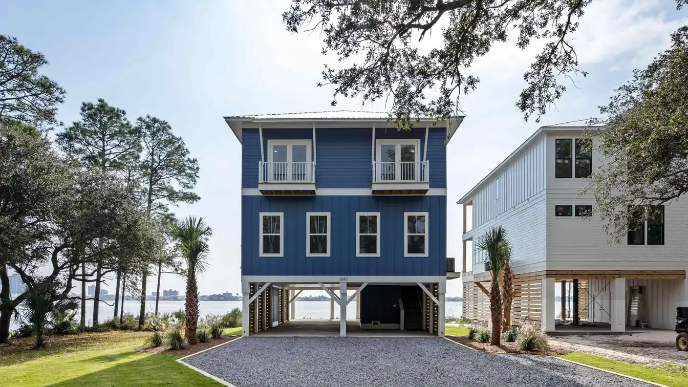 New Waterfront Home Full of Custom Features