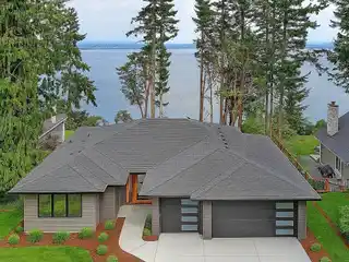 Exceptional New Construction Rambler on Port Susan Bay