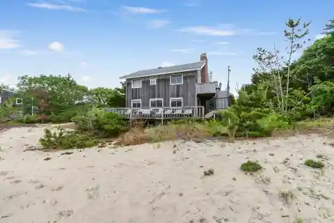 Two-Story Rental Steps to Private Beach Access