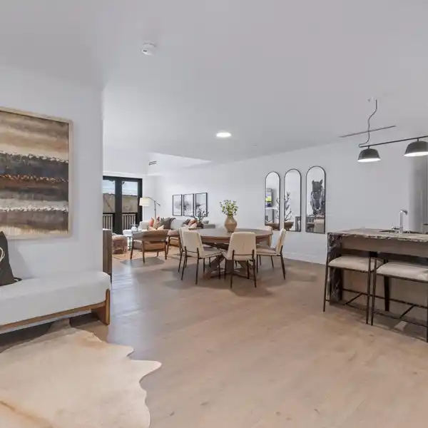 TOP-FLOOR ELEGANCE WITH SCENIC PATIO VIEWS