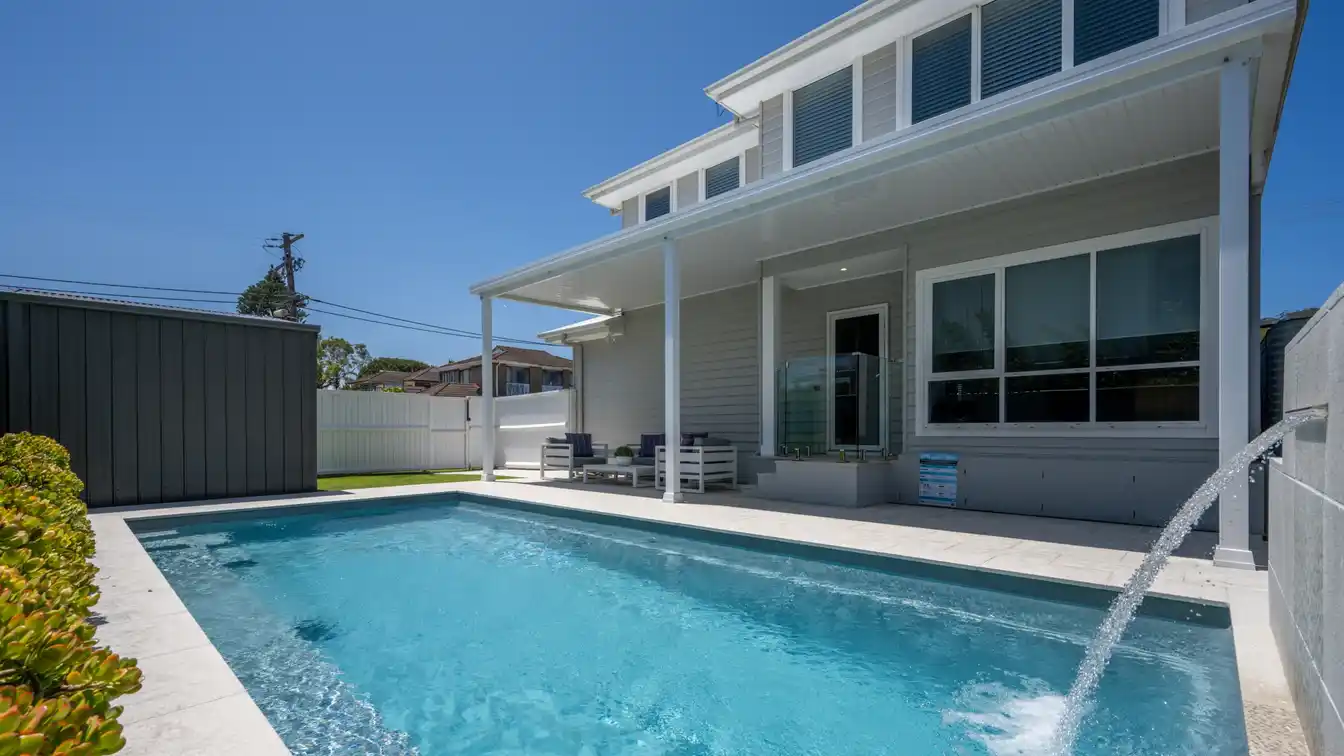 Contemporary Home in Prime Beachfront Setting