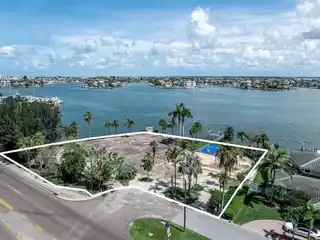 Rare Double Waterfront Lot on Treasure Island