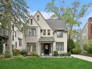 Refined In-town Home with a Modern Tudor Elevation