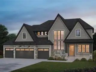 New Construction on an Expansive Wooded Lot in East Preserve