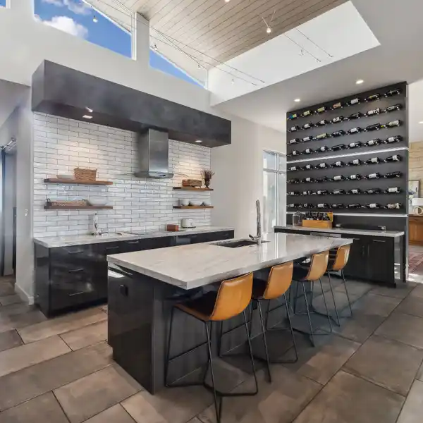 SOFT CONTEMPORARY HOME WITH HILL COUNTRY VIEWS