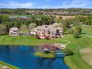 French Manor Estate Amidst 35 Acres of Pristine Landscape