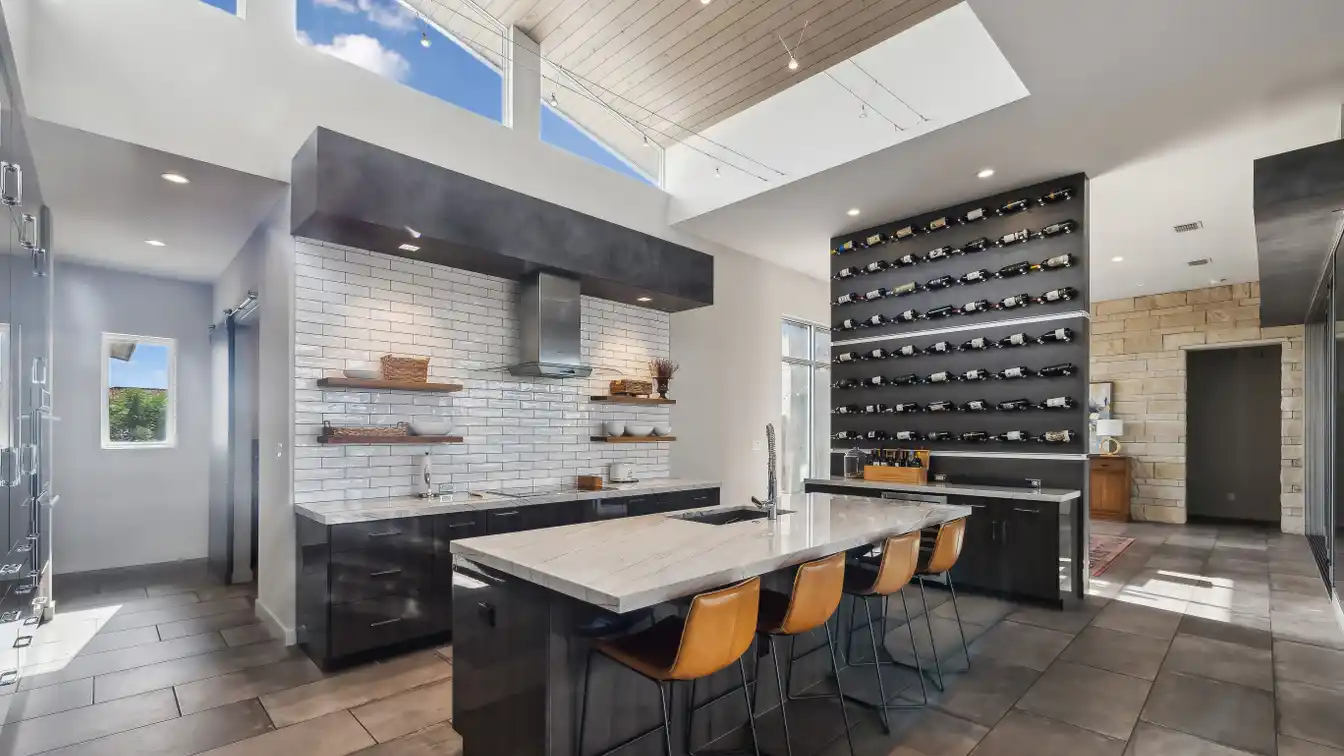 Soft Contemporary Home with Hill Country Views