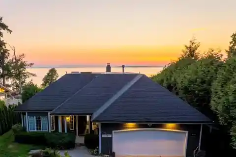 Waterfront Home with Sunset Views