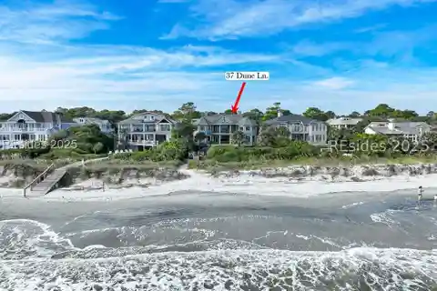 Oceanfront Estate Along the North Forest Beach Shoreline
