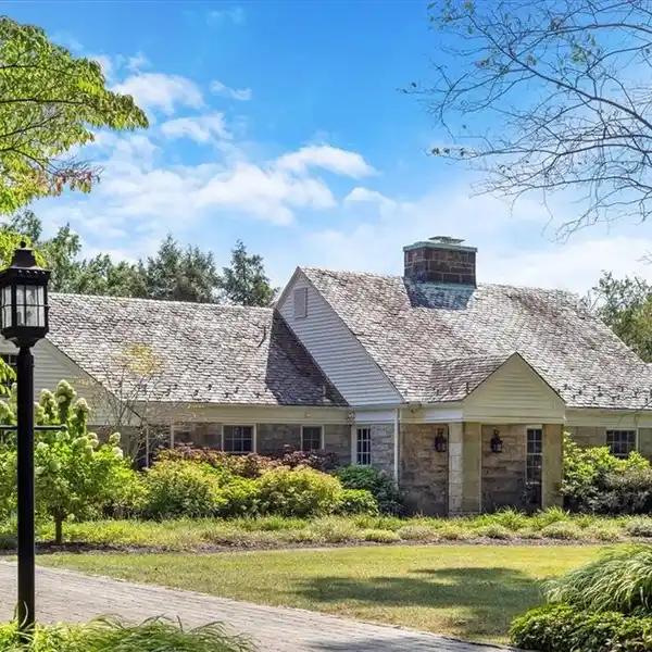 STATELY STONE MANOR ON PARK-LIKE GROUNDS