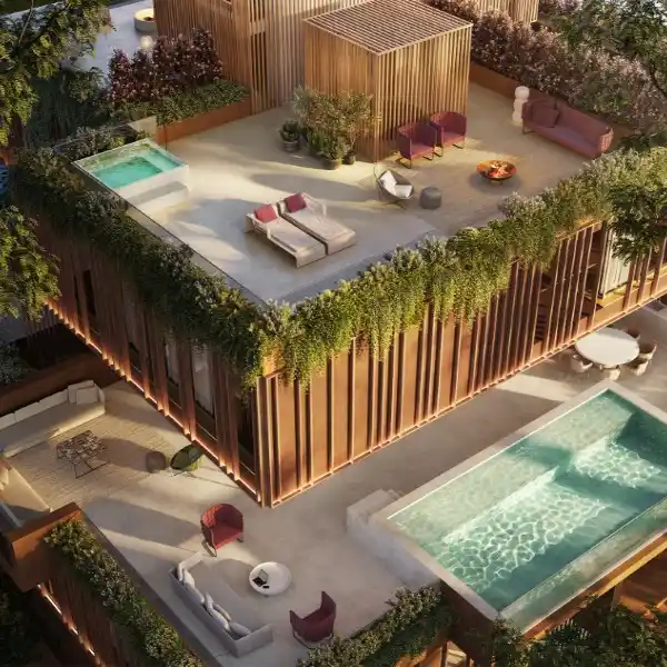 DUPLEX APARTMENT WITH GARDEN AND PRIVATE POOL