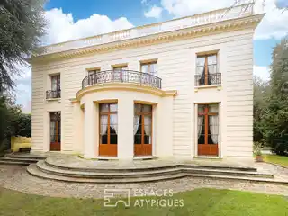 Art Deco Style Mansion with Outbuildings and Park
