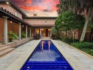 Old Florida Ambience with a Mizner-Style Home