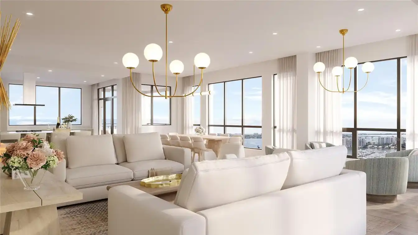 Spectacular Water View Home in the Penthouse Collection of a New Building