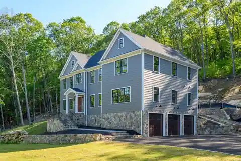 Brand New Luxury Home on over Three Acres at Wolf Pond Estate
