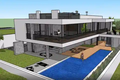 Luxurious Villa with Panoramic Rooftop and Pool