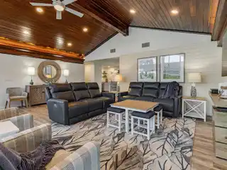 Coastal Oasis with a Mid-Century Modern Feel