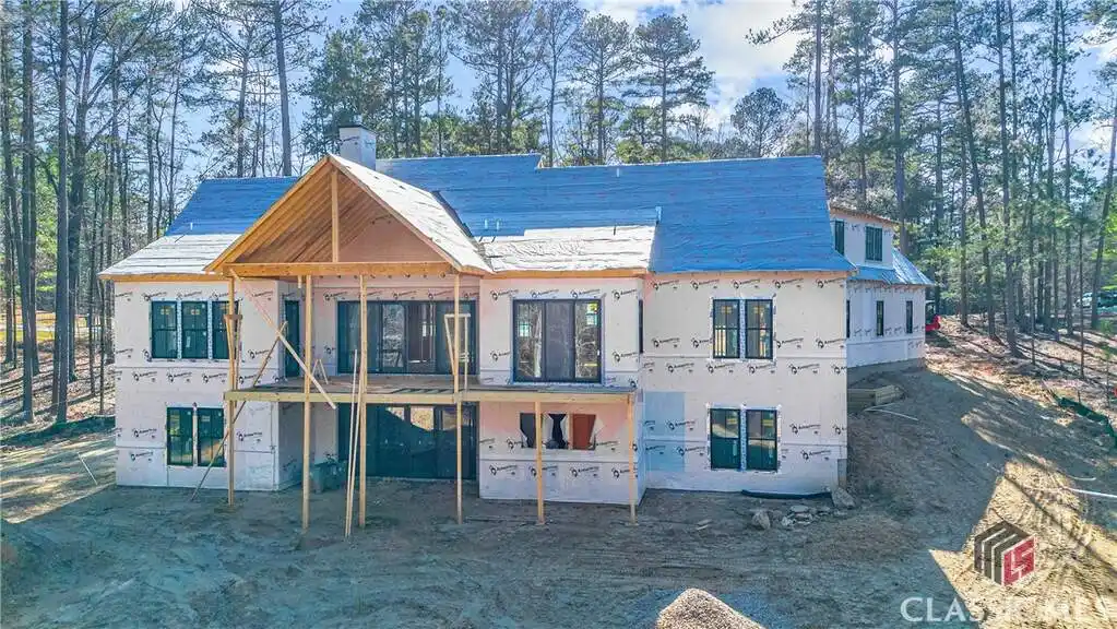 New Construction in a Wooded Setting