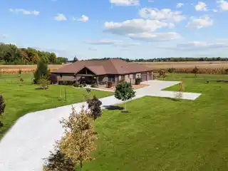 Custom Brick Ranch on Four Acres