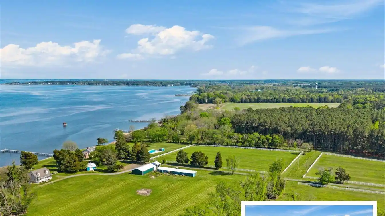 Stately Brick Colonial on the Choptank River