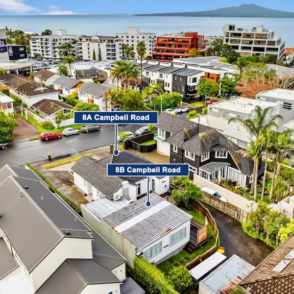TWO UPGRADED HOMES IN PRIME TAKAPUNA LOCATION