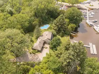 4 Acre Waterfront Estate with an Elegant Stone Residence