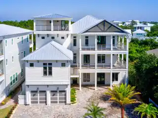 Four-Story Beach House with Carriage Walkover