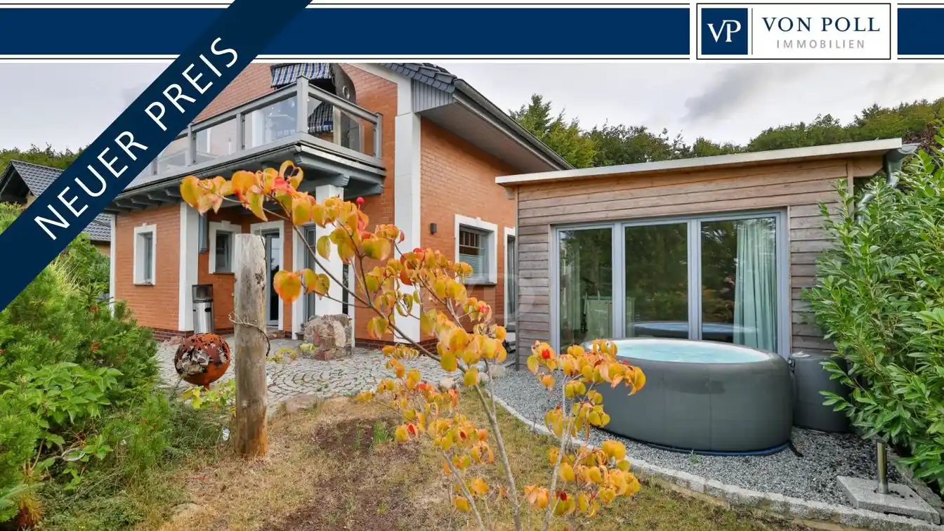 Detached House with Breathtaking Views of Lake Sellin and Granitz Hunting Lodge