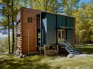 Modern Brutalist Retreat in the Forest