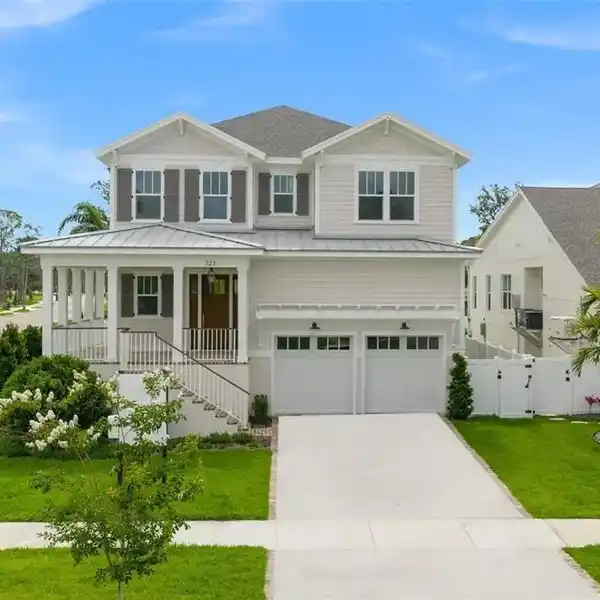 DELIGHTFUL NEW HOME ON A PRIME SNELL ISLAND CORNER LOT