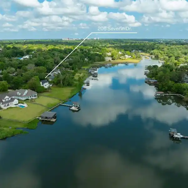 PRIVATE WATERFRONT HOME ON OVER AN ACRE