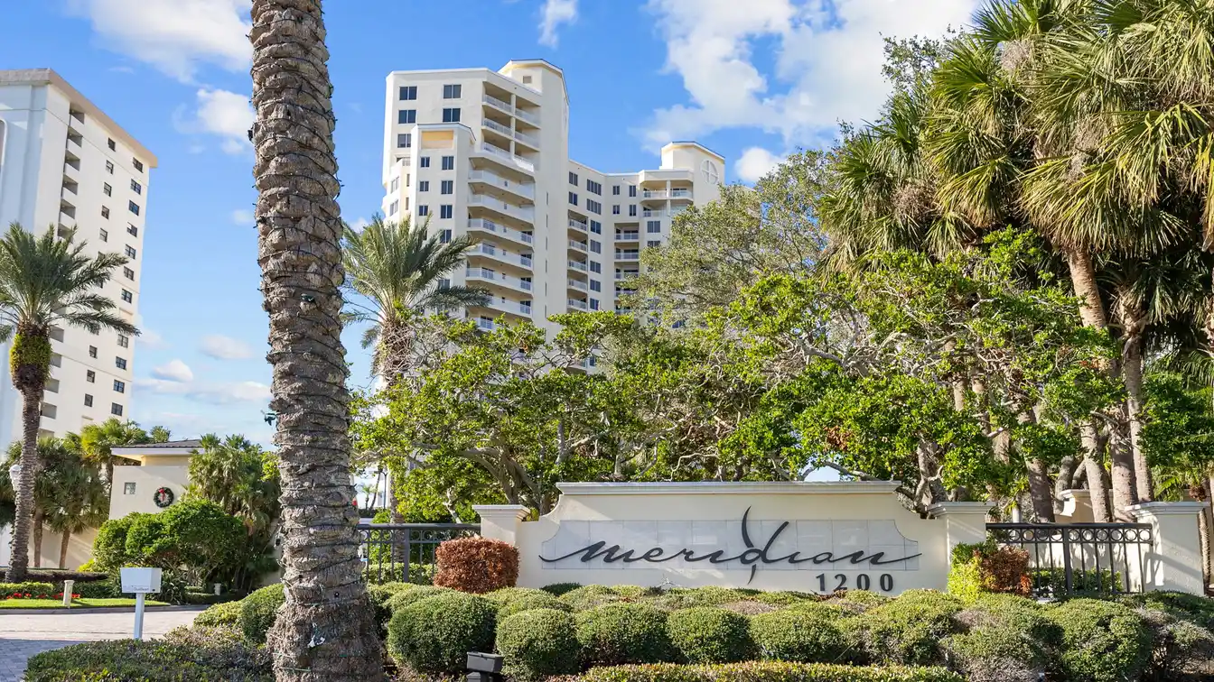 Waterfront Condo in the Meridian on Sand Key Beach