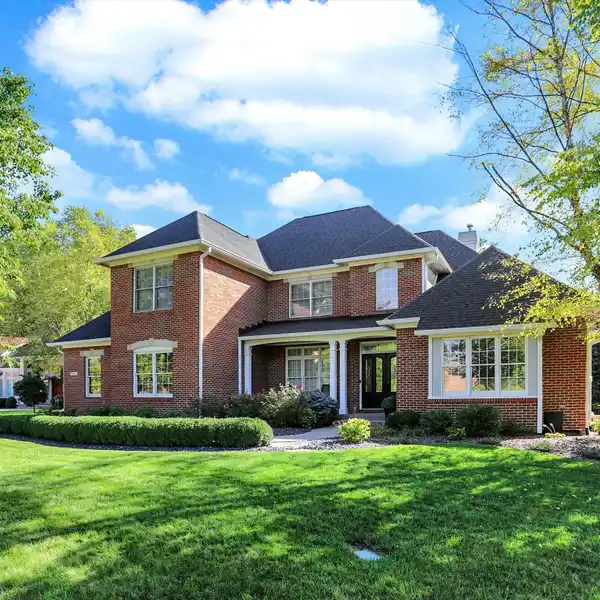 STATELY CUSTOM BRICK HOME