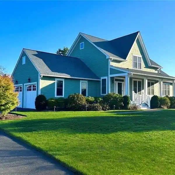 ELEGANT COASTAL LIVING IN EAST MATUNUCK FARMS WITH POND & TRAILS