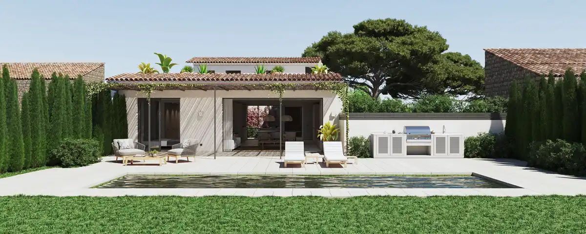 Newly Built Townhouse with Pool in Palma-estabiliments