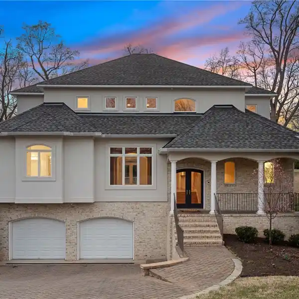 THREE-LEVEL TRANSITIONAL EXECUTIVE HOME