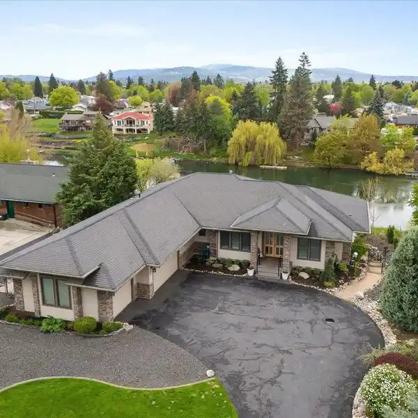 STUNNING CUSTOM HOME WITH PRIVATE DOCK AND VIEWS