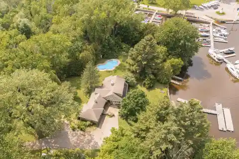 4 Acre Waterfront Estate with an Elegant Stone Residence