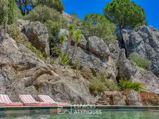 Unique Villa Clinging to the Rocks of Hyeres in the Var
