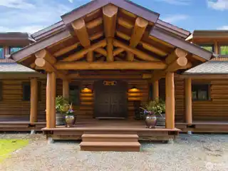 Unparalleled Luxury Log Home